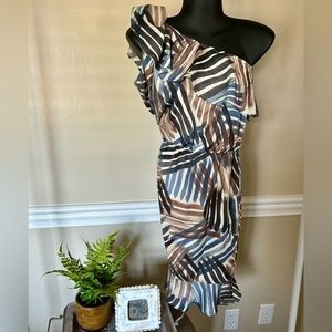Banana Republic one shoulder dress
